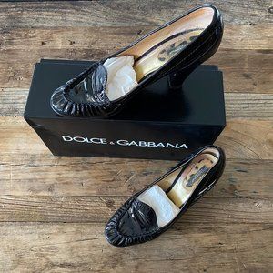 Dolce&Gabbana Mocassino Vernice Penny Loafers 39.5